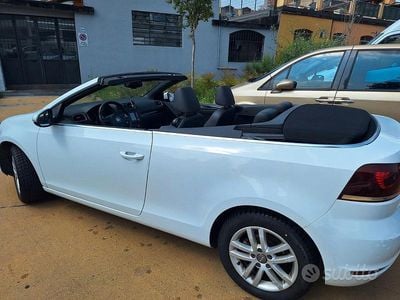 Usata VW Golf Cabriolet 110 CV (80 kW) 2012 Bianco Cabrio