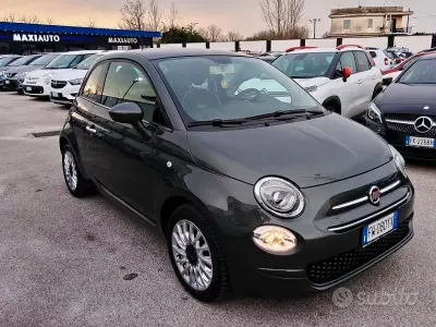 Brugt Fiat 500 Lounge 69 HK (50 kW) 2019 Grå Sedan