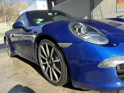 Usata Porsche 991 400 CV (294 kW) 2012 Blu/azzurro Coupé