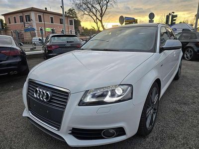 Usata Audi A3 Sportback S-Line 200 CV (147 kW) 2009 Bianco Utilitaria