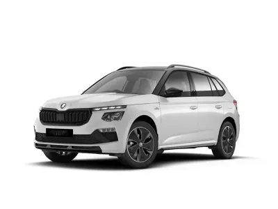 Nuova Skoda Kamiq Monte Carlo 115 CV (84 kW) 2026 Bianco luna metallizzato nero tulipano p SUV