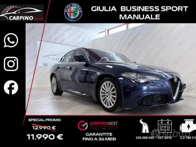 Gebraucht Alfa Romeo Giulia Business 180 PS (132 kW) 2016 Blau Limousine