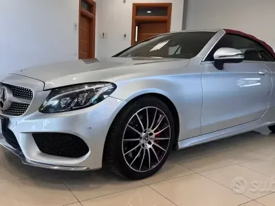 Usata Mercedes C250 Premium 204 CV (150 kW) 2017 Grigio Cabrio