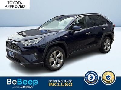 Usata Toyota RAV4 Hybrid Lounge 222 CV (163 kW) 2020 Blu metallizzato SUV