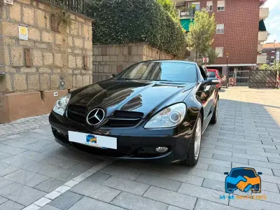 Usata Mercedes SLK200 AMG line 163 CV (119 kW) 2004 Nero Cabrio