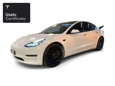 Usata Tesla Model 3 Performance 377 kW (513 CV) 2021 Pearl white multicoat Berlina