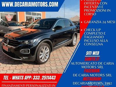 Usata VW T-Roc Advance 150 CV (110 kW) 2018 Nero SUV