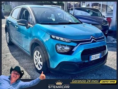 Begagnad Citroën C3 Feel 102 HK (75 kW) 2021 Blå Minibuss