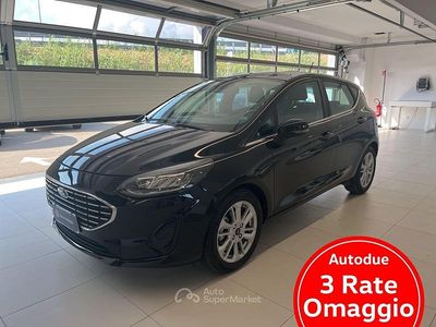 Begagnad Ford Fiesta Titanium 125 HK (91 kW) 2022 Svart Halvkombi