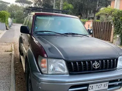 Usata Toyota Land Cruiser 136 CV (100 kW) 1996 Rosso SUV