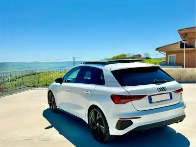 Usata Audi A3 S-Line 150 CV (110 kW) 2021 Bianco Berlina