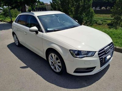 Usata Audi A3 Business 110 CV (80 kW) 2014 Bianco Berlina