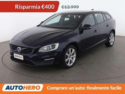 Usata Volvo V60 Kinetic 150 CV (110 kW) 2017 Blu Station wagon