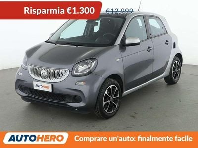 Usata Smart ForFour Passion 71 CV (52 kW) 2016 Grigio Utilitaria