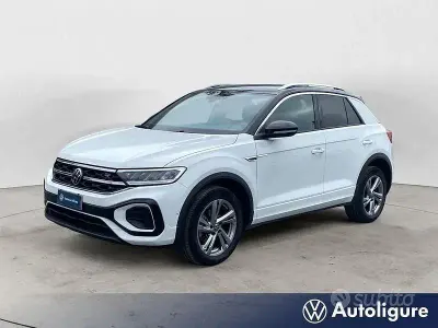Usata VW T-Roc R-line 110 CV (80 kW) 2023 Bianco SUV