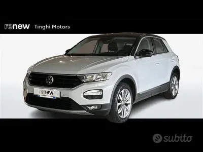 Usata VW T-Roc Style 116 CV (85 kW) 2021 Grigio chiaro SUV