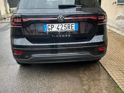 Usata VW T-Cross 110 CV (80 kW) 2023 Nero SUV