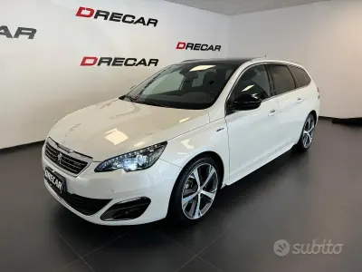 Usata Peugeot 308 GT-line 120 CV (88 kW) 2016 Bianco Station wagon