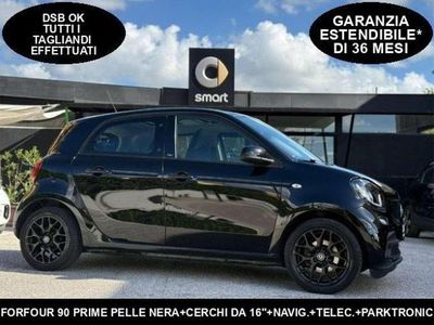 Usata Smart ForFour Prime 90 CV (66 kW) 2016 Nero Utilitaria
