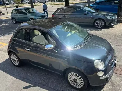 Usata Fiat 500 Lounge 69 CV (50 kW) 2008 Blu Utilitaria
