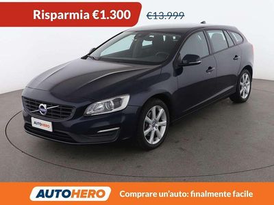 Usata Volvo V60 Kinetic 150 CV (110 kW) 2017 Blu/azzurro Station wagon