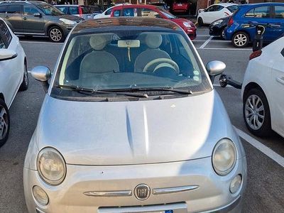 Usata Fiat 500 69 CV (50 kW) 2009 Grigio Cabrio