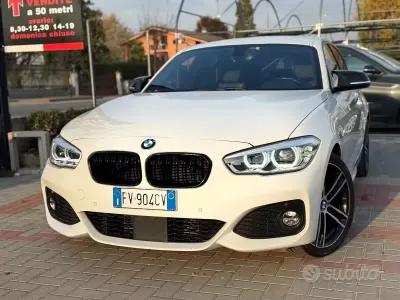 Usata BMW 118 M Sport 150 CV (110 kW) 2019 Bianco Utilitaria