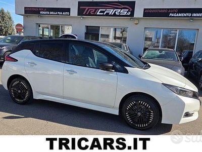 Usata Nissan Leaf Tekna 160 kW (218 CV) 2022 Bianco Utilitaria
