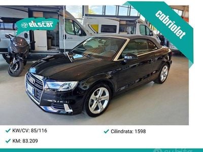 Usata Audi A3 Cabriolet 116 CV (85 kW) 2018 Nero Cabrio