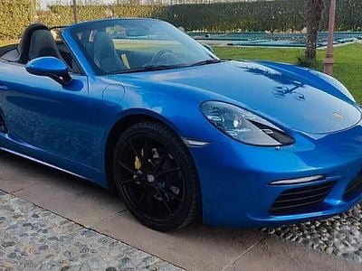 Usata Porsche 718 Boxster 299 CV (219 kW) 2018 Blu Cabrio