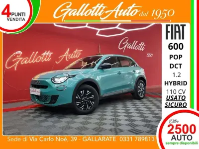 Nuova Fiat 600 Pop 110 CV (80 kW) 2025 959azzurro acqua metallizzato SUV