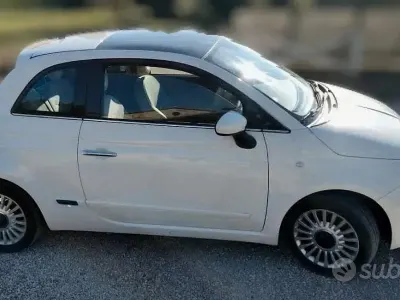 Usata Fiat 500 Lounge 95 CV (69 kW) 2011 Bianco Berlina