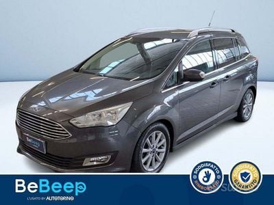 Usata Ford C-MAX Titanium S 125 CV (91 kW) 2017 Blu Monovolume