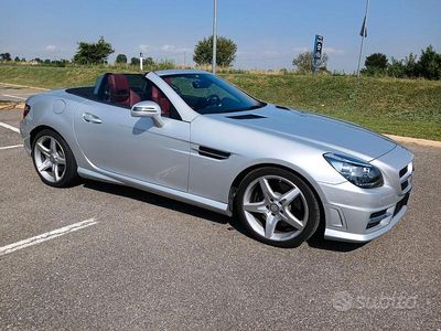 Usata Mercedes SLK300 Premium 245 CV (180 kW) 2015 Argento Cabrio