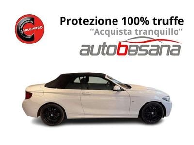 Usata BMW 218 M Sport 136 CV (100 kW) 2021 Bianco Cabrio