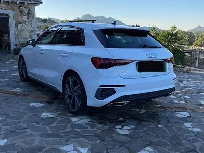 Usata Audi A3 S-Line 150 CV (110 kW) 2021 Bianco Berlina