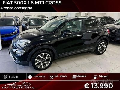 Usata Fiat 500X Cross 120 CV (88 kW) 2018 Nero SUV