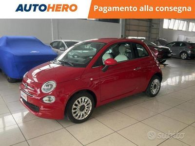 Rosso Usata 2019 Fiat 500 Lounge Utilitaria | 11.299 € (Cara)
