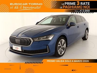 Nuova Skoda Superb Style 150 CV (110 kW) 2025 Blu cobalto metallizzato Station wagon