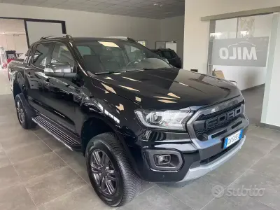 Usata Ford Ranger Wildtrack 170 CV (125 kW) 2022 Nero Pick-up