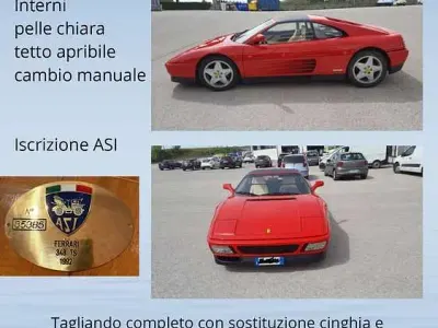 Usata Ferrari 348 300 CV (220 kW) 1992 Rosso