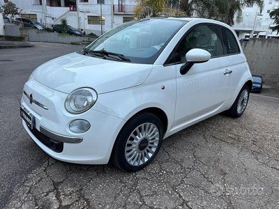 Usata Fiat 500 Lounge 69 CV (50 kW) 2009 Bianco Cabrio