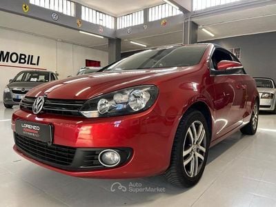Usata VW Golf 105 CV (77 kW) 2011 Rosso Cabrio