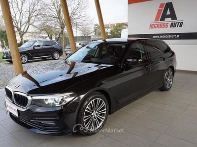 Usata BMW 520 Sport Line 190 CV (139 kW) 2017 Nero Station wagon