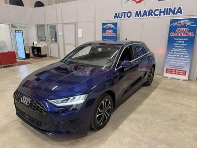 Usata Audi A3 Advanced 116 CV (85 kW) 2022 Blu/azzurro Berlina