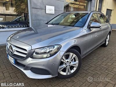 Usata Mercedes C200 Business 136 CV (100 kW) 2016 Grigio Station wagon