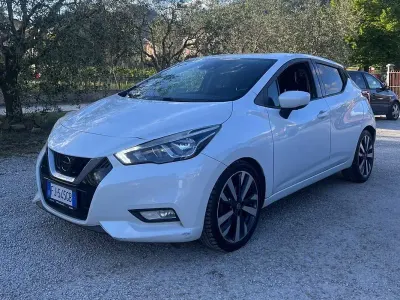 Używany Nissan Micra 90 KM (66 kW) 2017 Biały Hatchback