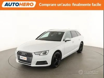 Usata Audi A4 S-Line 150 CV (110 kW) 2017 Bianco Berlina