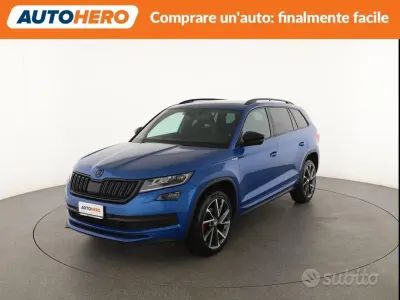 Usata Skoda Kodiaq SportLine 150 CV (110 kW) 2021 Blu SUV