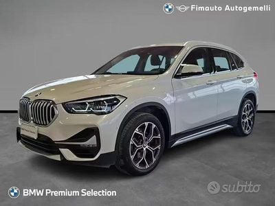 Usata BMW X1 xLine 140 CV (102 kW) 2019 Bianco / metallizzato SUV